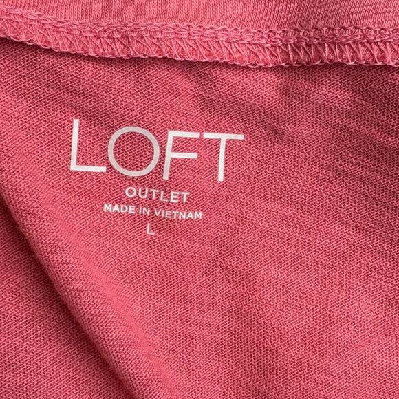 NWT Loft Outlet Cottagecore Floral Bouquet Watercolor Grandmacore Tee Womens L - Picture 4 of 6